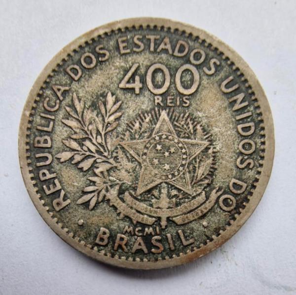 Brazilija 400 reis 1901