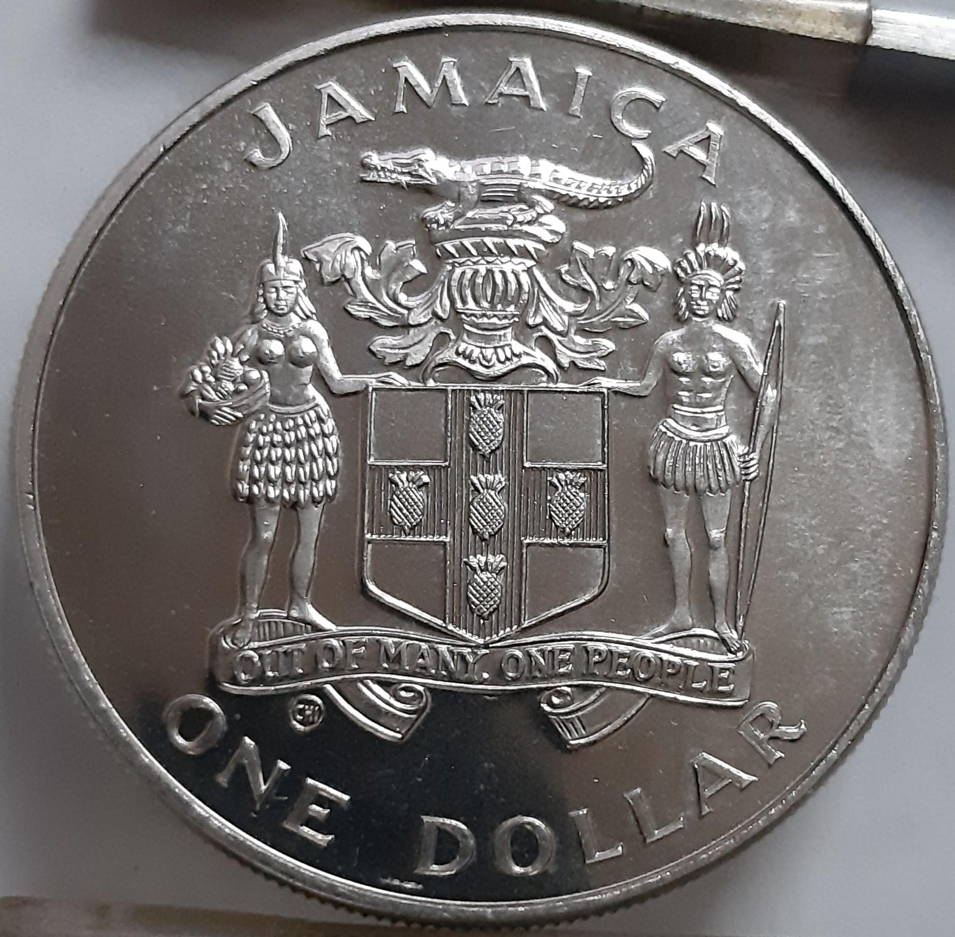 Jamaika 1 doleris 1982 proginė KM#96 (8175)