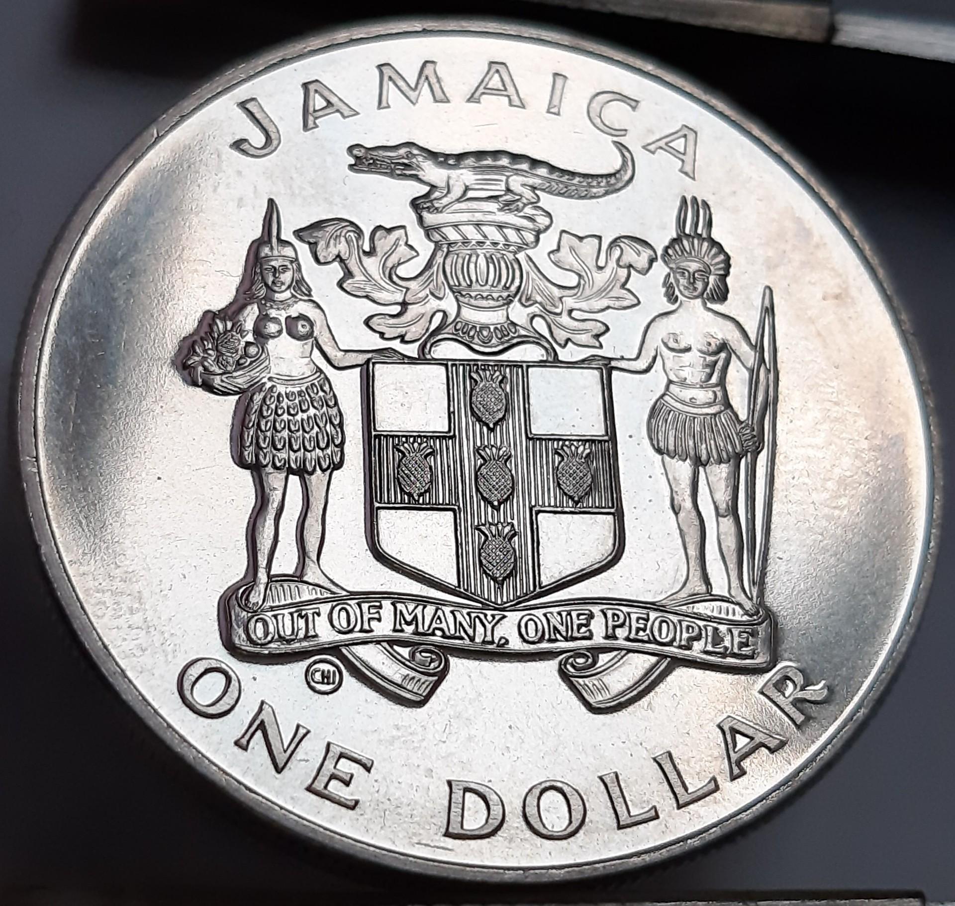 Jamaika 1 doleris 1982 proginė KM#96 (8175)