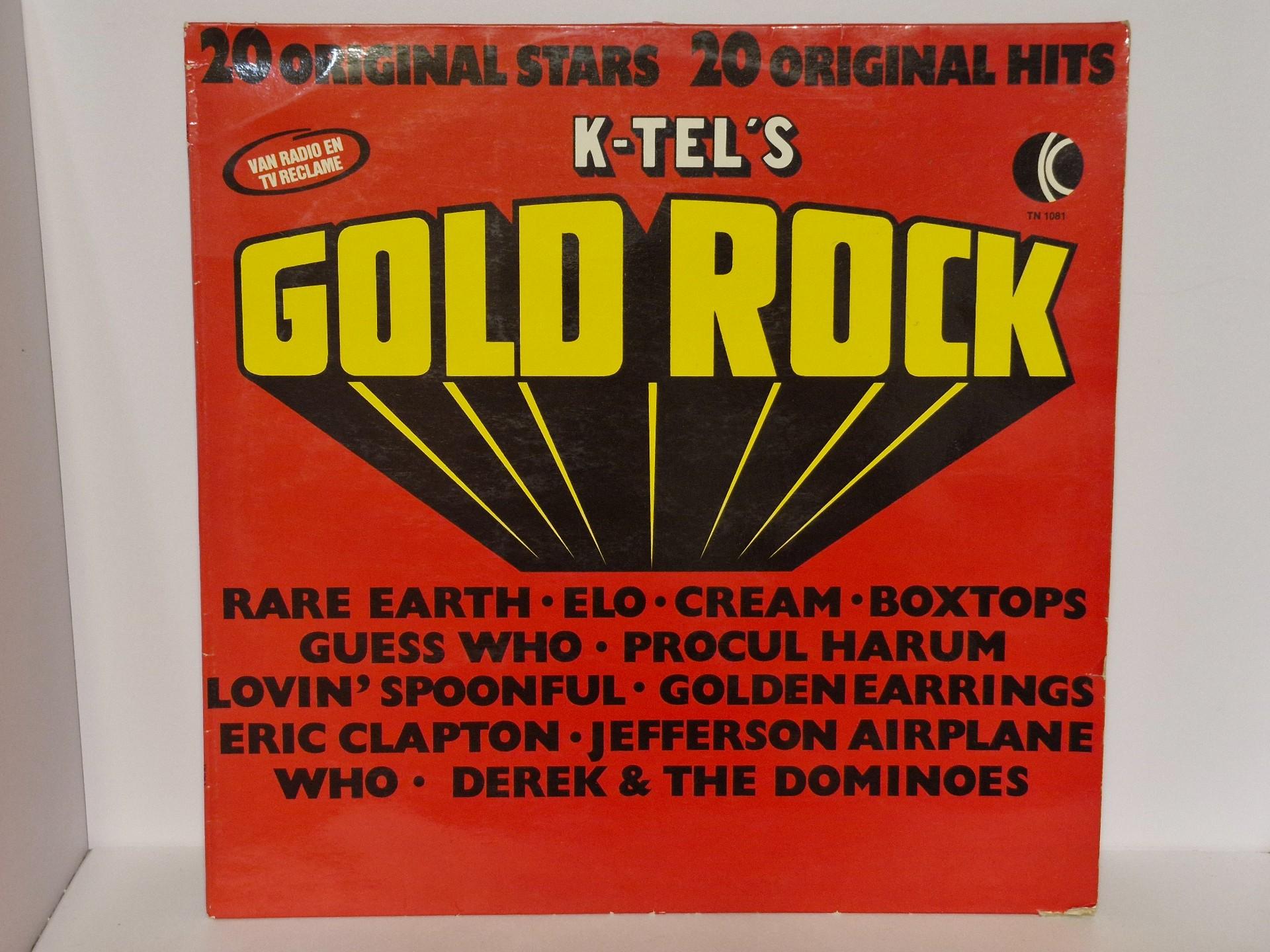 Lp ploktštelė Various – K-tels Gold Rock