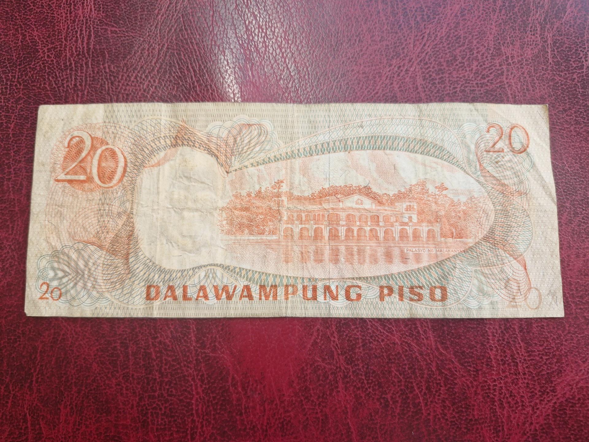 20 Piso 1970 Filipinai P-155a