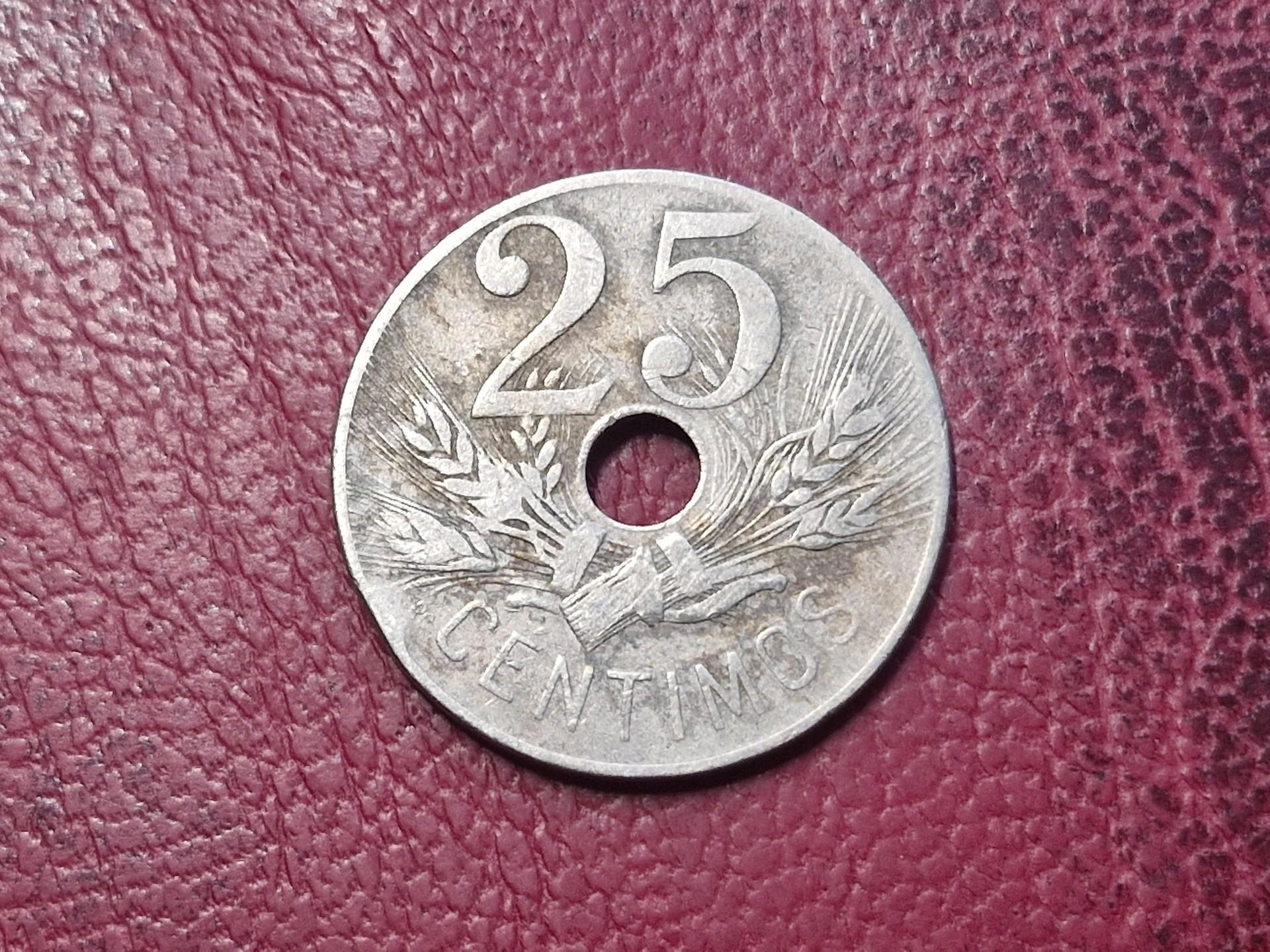 Ispanija 25 sentimai, 1927 KM# 742