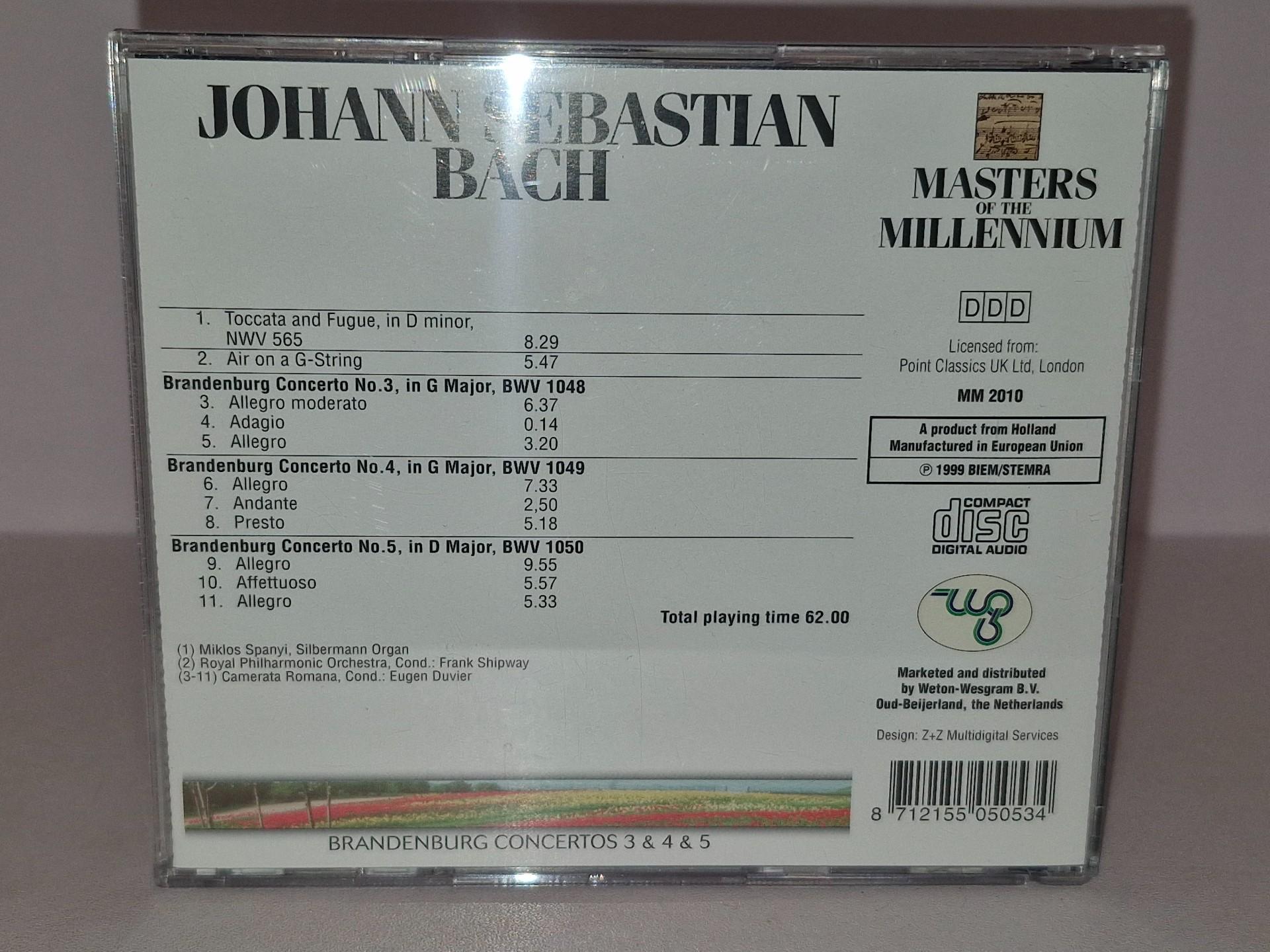 CD Johann Sebastian Bach – Brandenburg Concertos