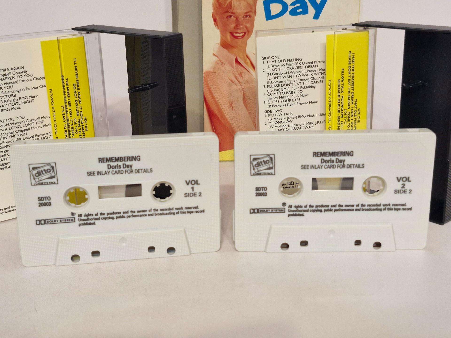 2 audio kasečių rinkinys Doris Day Remembering