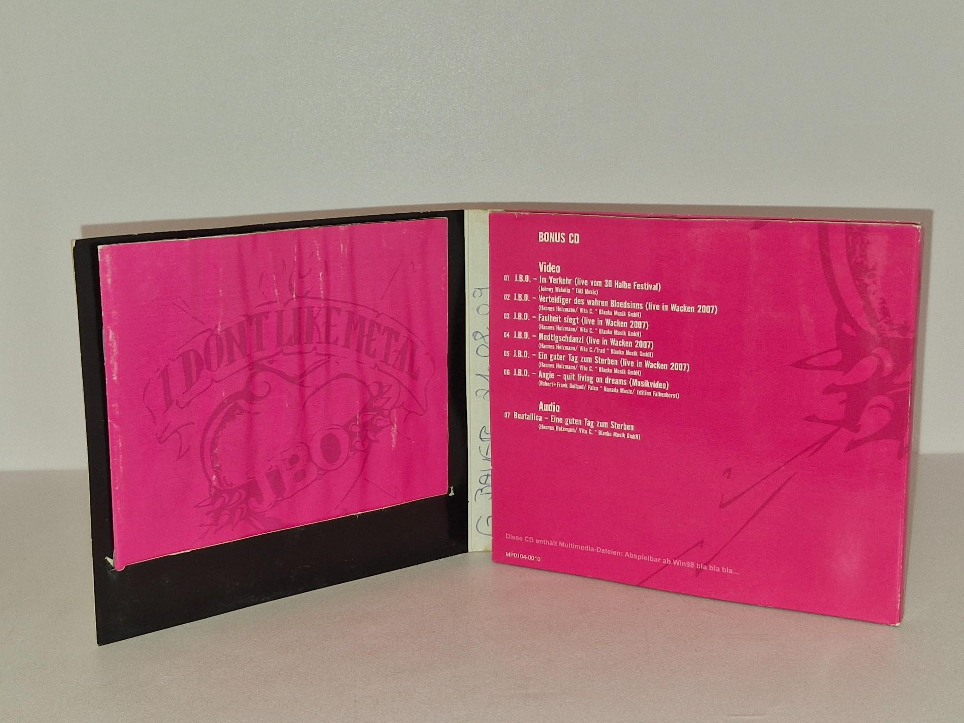Audio CD J.b.o. – I Don't Like Metal, I Love IT!