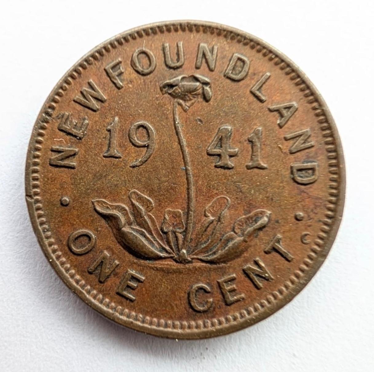 Niufaundlandas 1 ct 1941