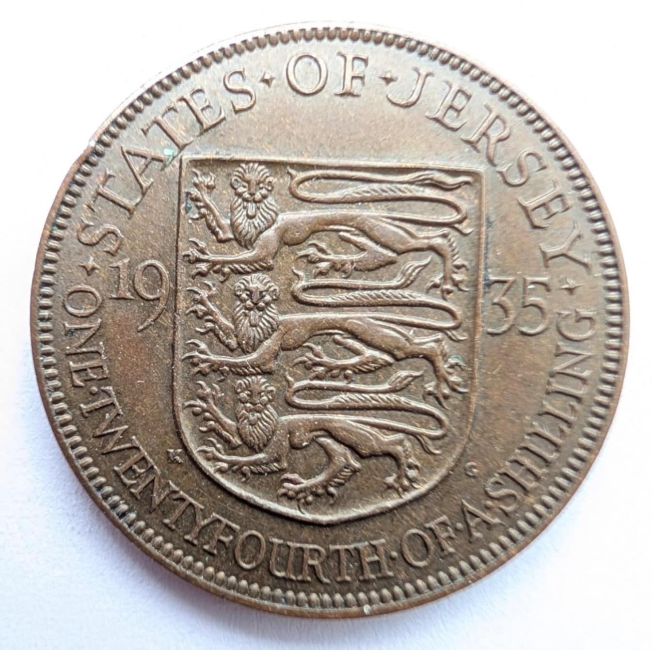 Džersis 1/24 šilingo 1935