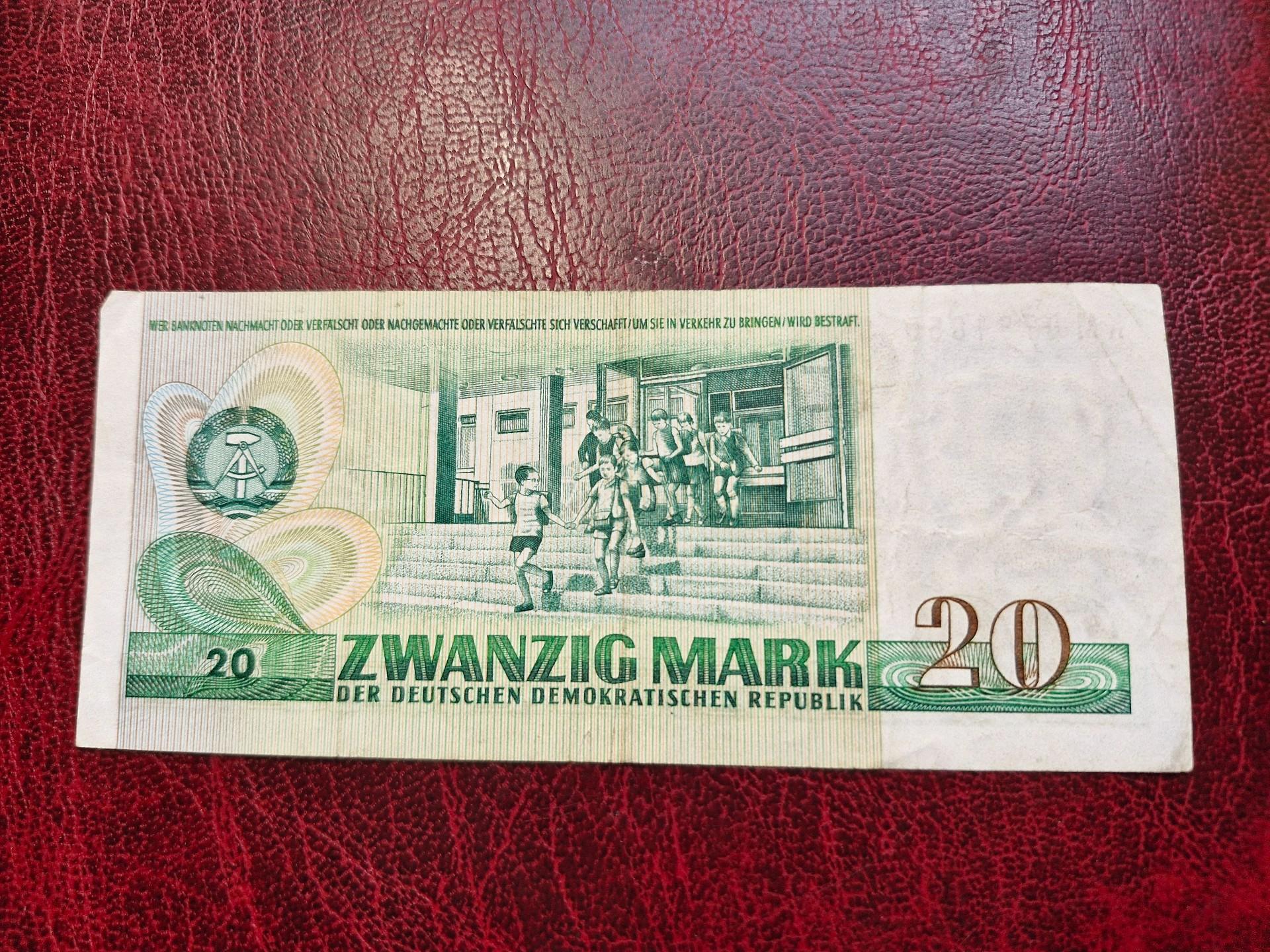 20 Mark der DDR 1975 Vokietija P-29b