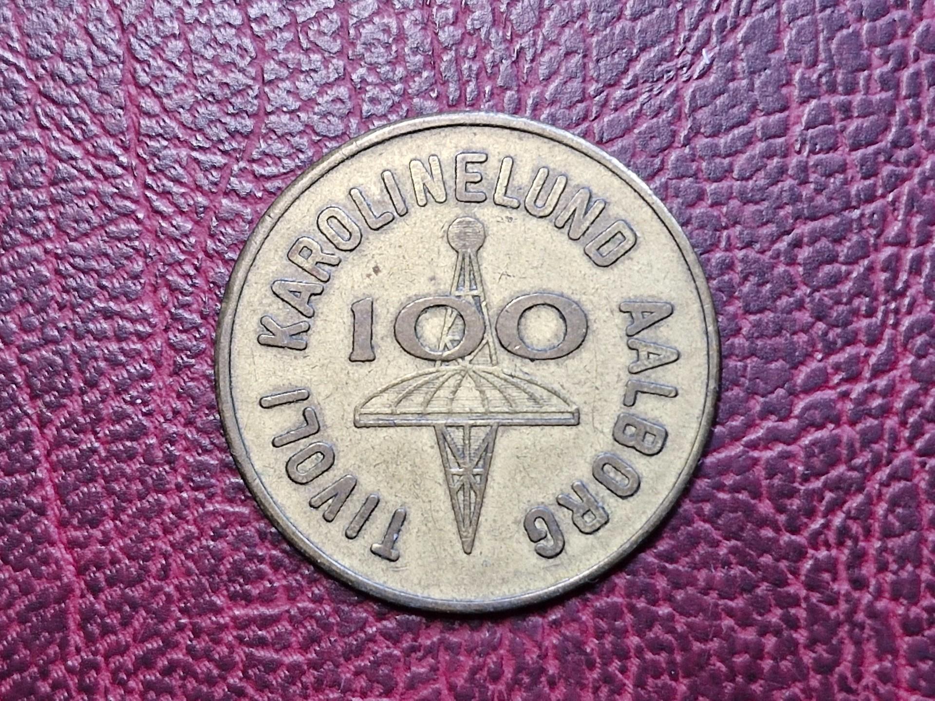 Žetonas - 100 Tivoli Karolinelund Danija