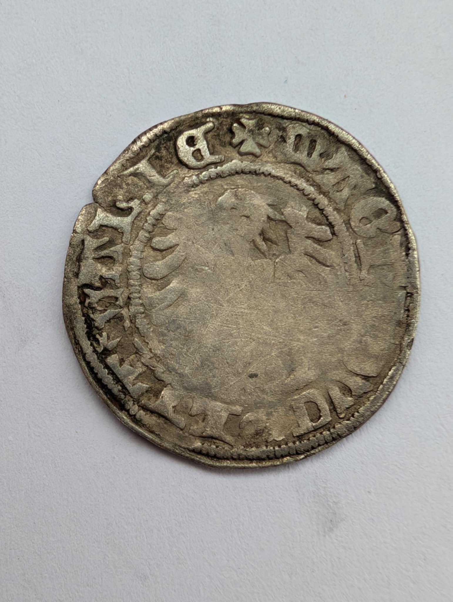 Aleksandro Jogailaičio pusgrašis 1495-1506 su dvigubu kalimu