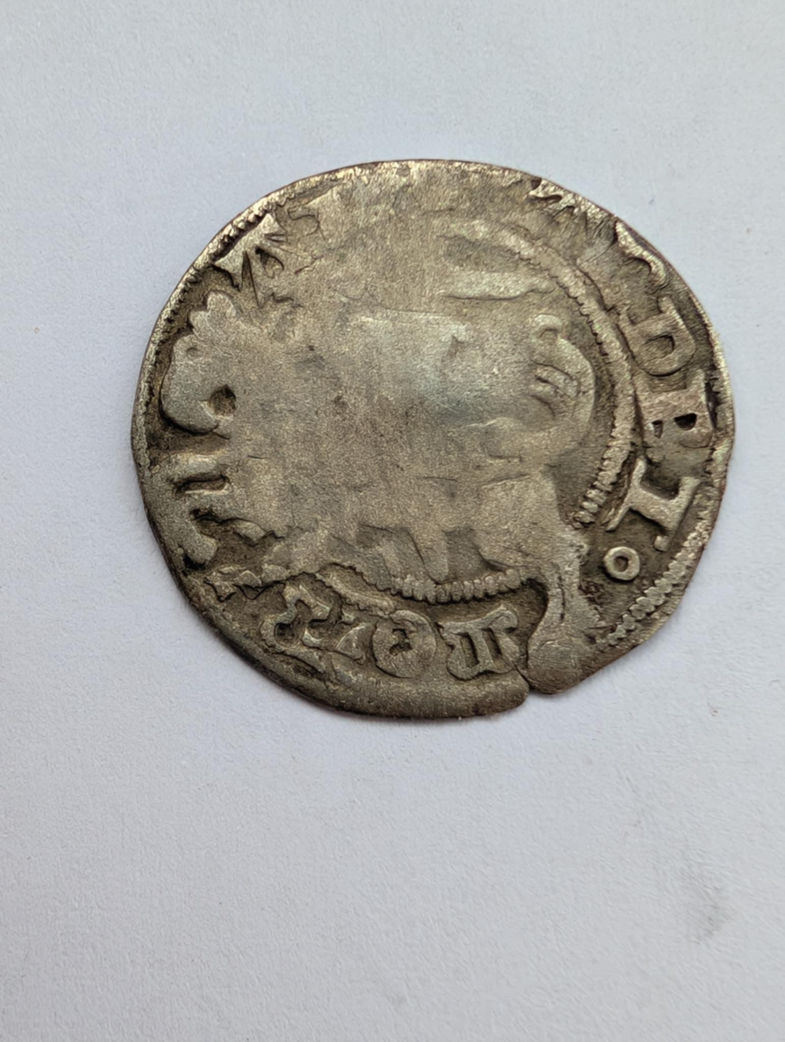 Aleksandro Jogailaičio pusgrašis 1495-1506 su dvigubu kalimu