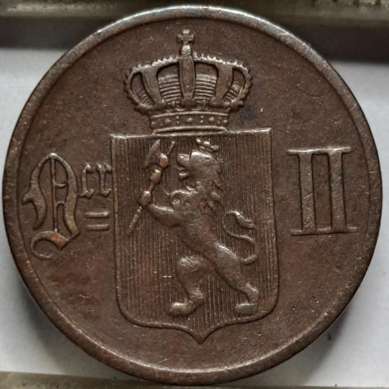 Norvegija 1 erė 1899 KM#352 (8218)