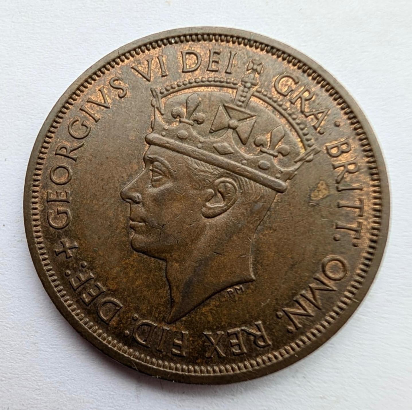 Džersis 1/12 šilingo 1945