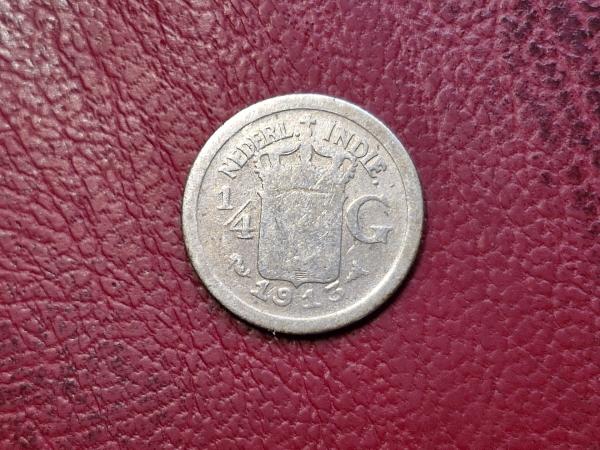 Nyderlandų Rytų Indijos ¼ guldeno, 1913 KM# 312 AG