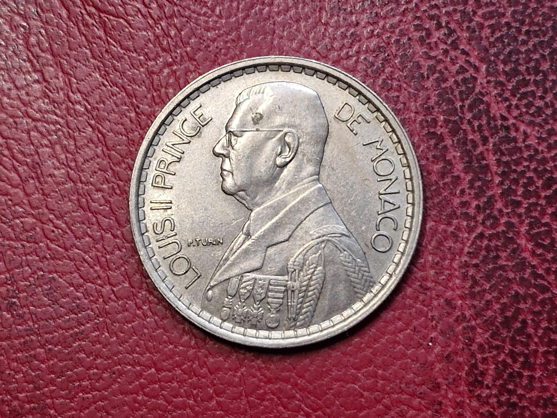 Monakas 20 frankų, 1947 KM# 124