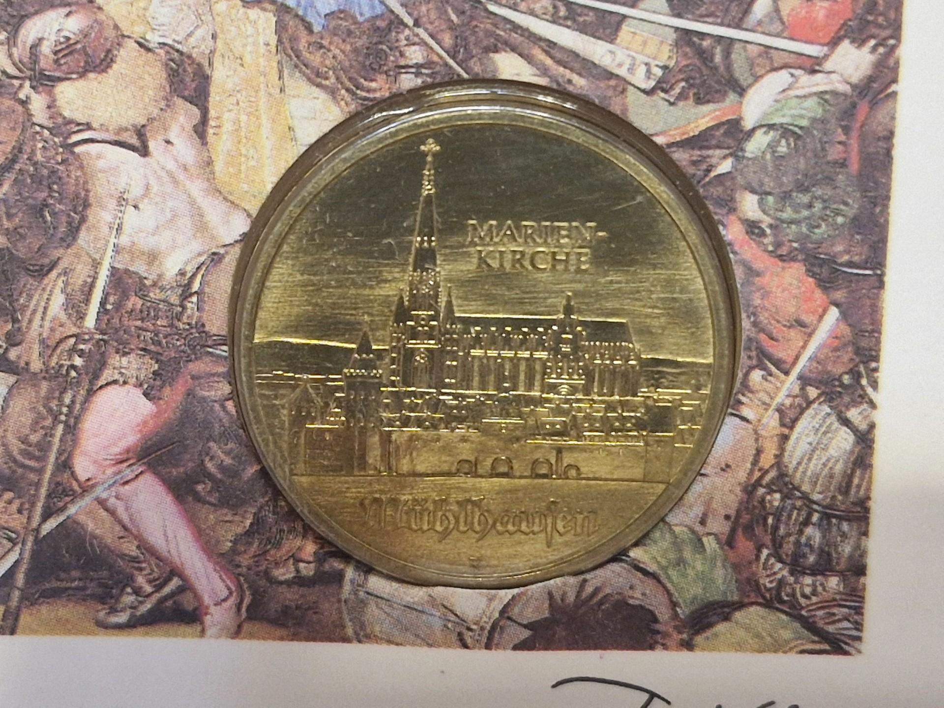 Vokietija - VDR 5 markės, 1989 KM# 130 Numizm.voke