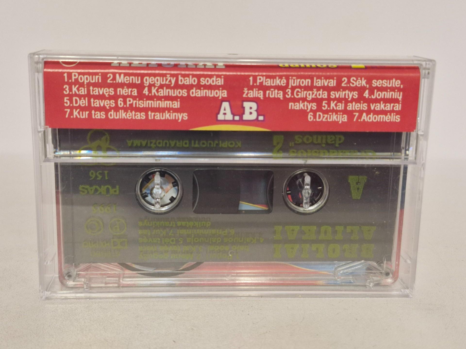 Audio kasetė Broliai Aliukai–gražiausios Dainos 2
