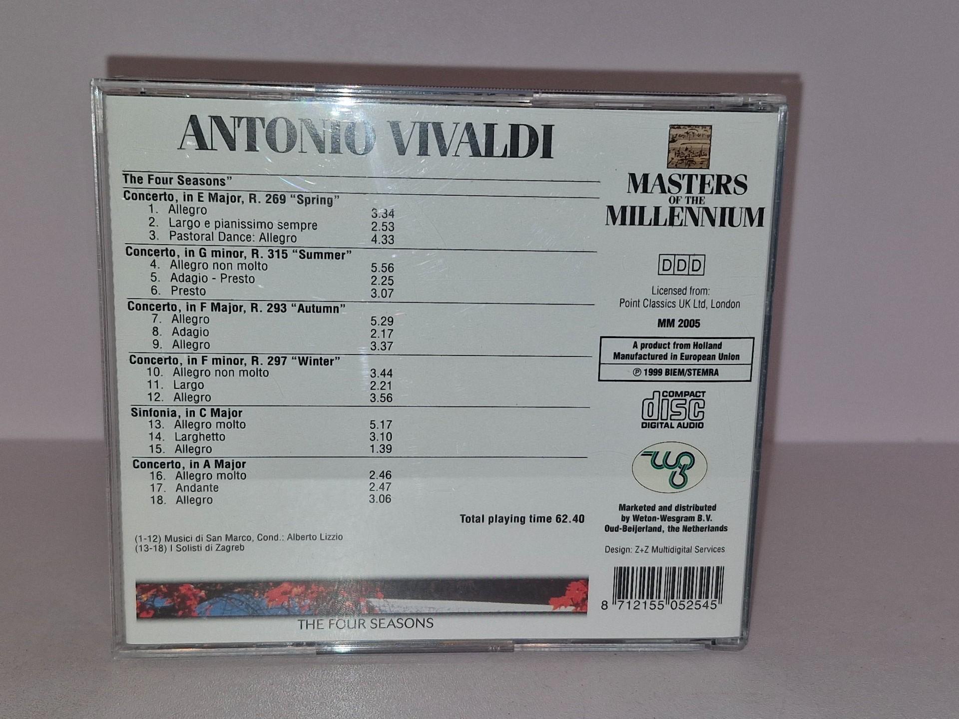 Audio CD Antonio Vivaldi – The Four Seasons
