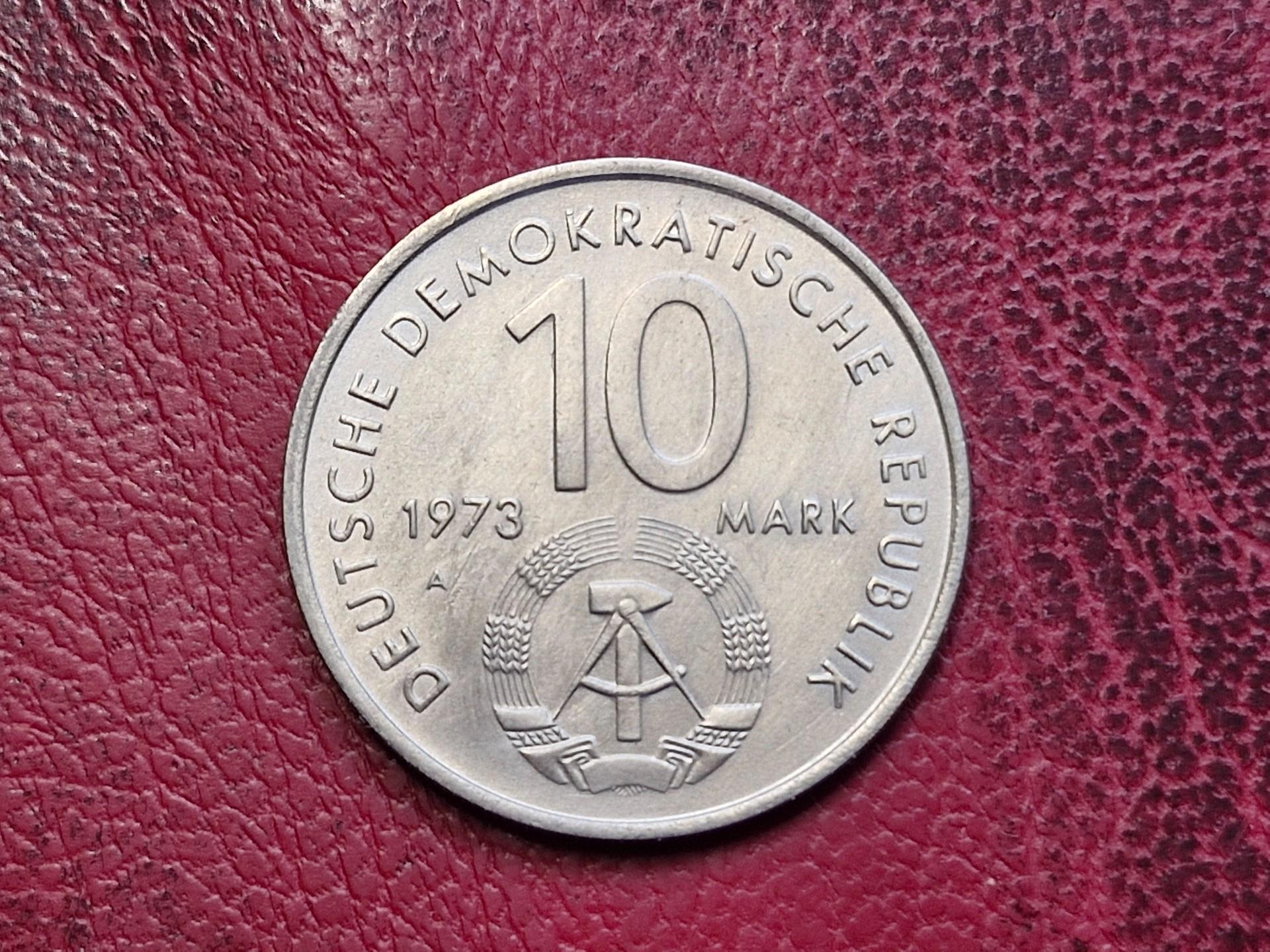 Vokietija - VDR 10 markių, 1973 KM# 44 festivalis
