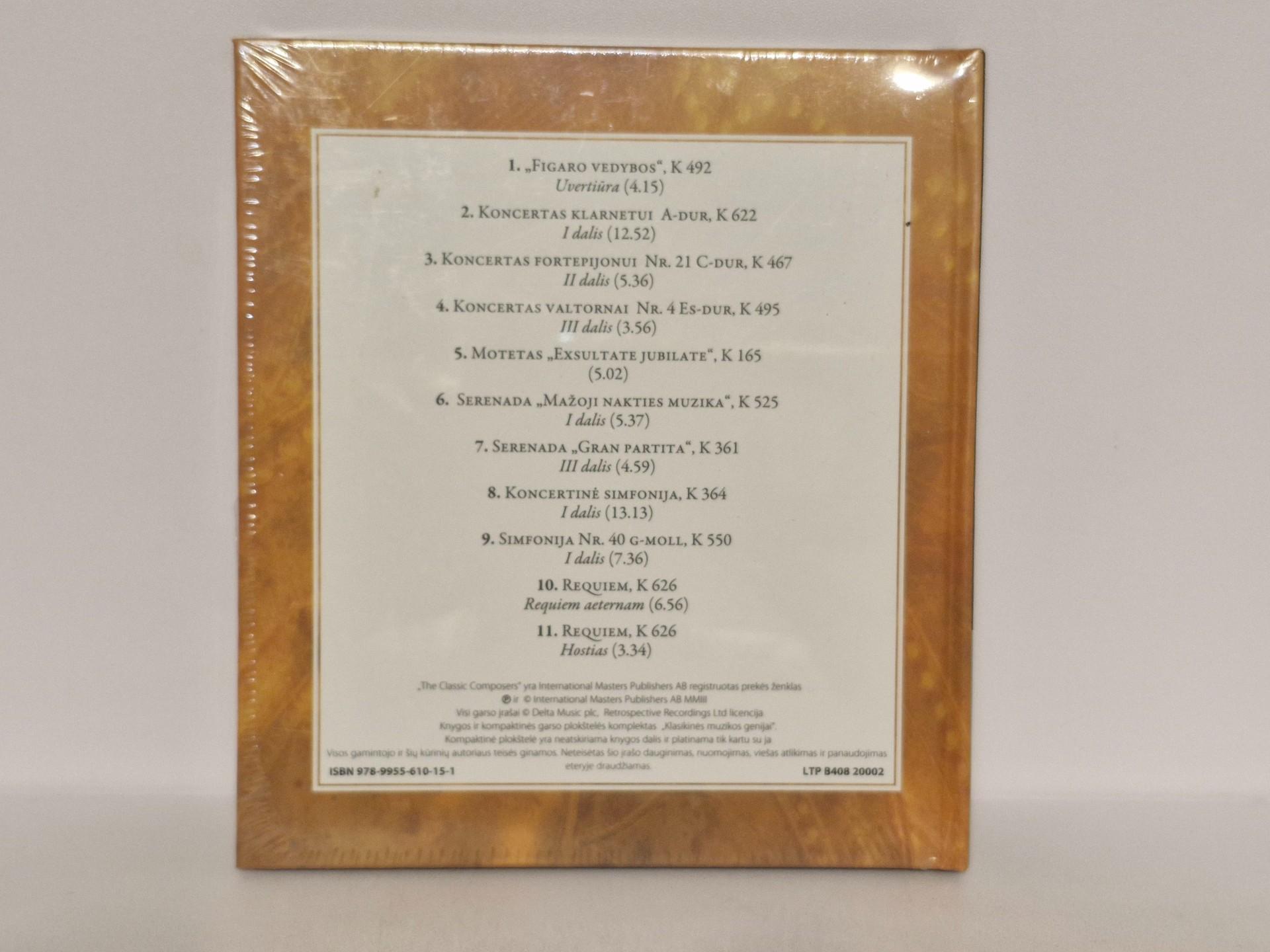 Audio CD Mocartas – Genijaus Meistrystė