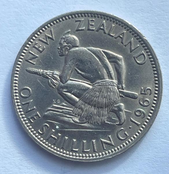 Naujoji Zelandija 1 šilingas 1965