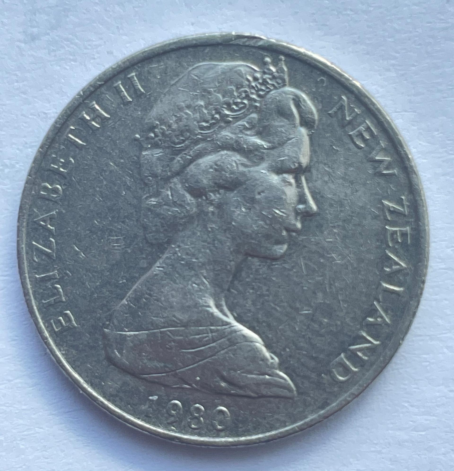 Naujoji Zelandija 10 c 1980
