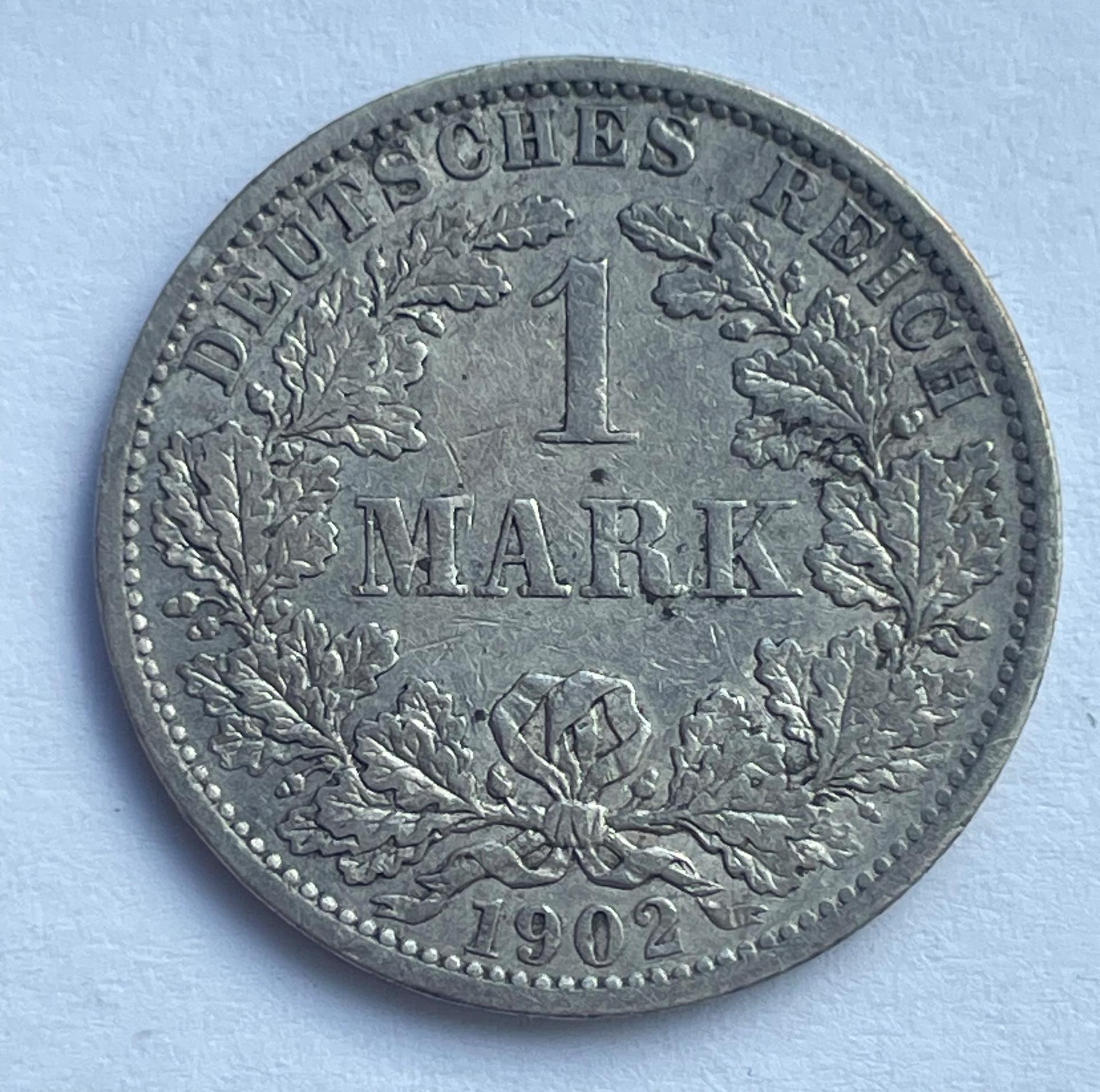Vokietija 1/2M 1902 A