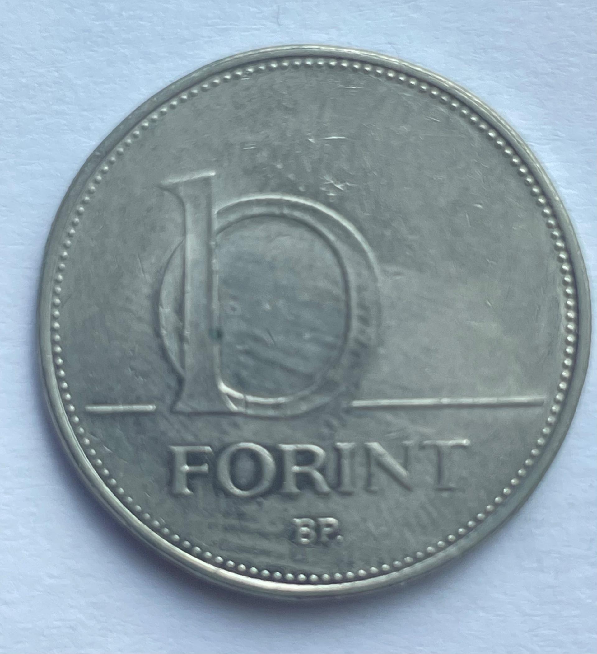 Vengrija 10 forintų 1995