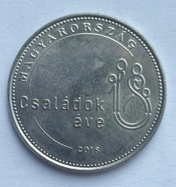 Vengrija 50 forintų 2018 proginė 