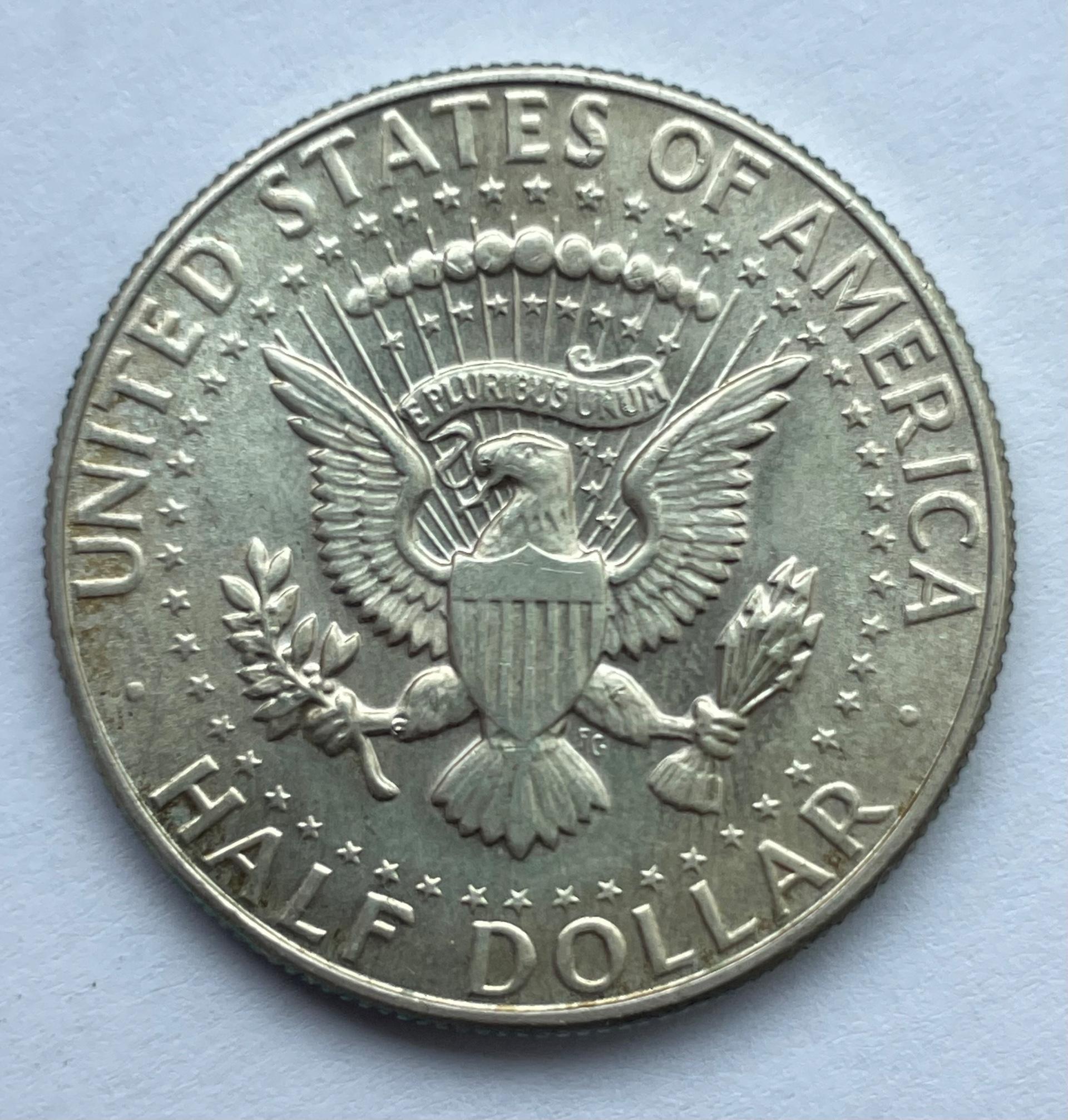 Jav 1/2 dolerio 1966 sidabras