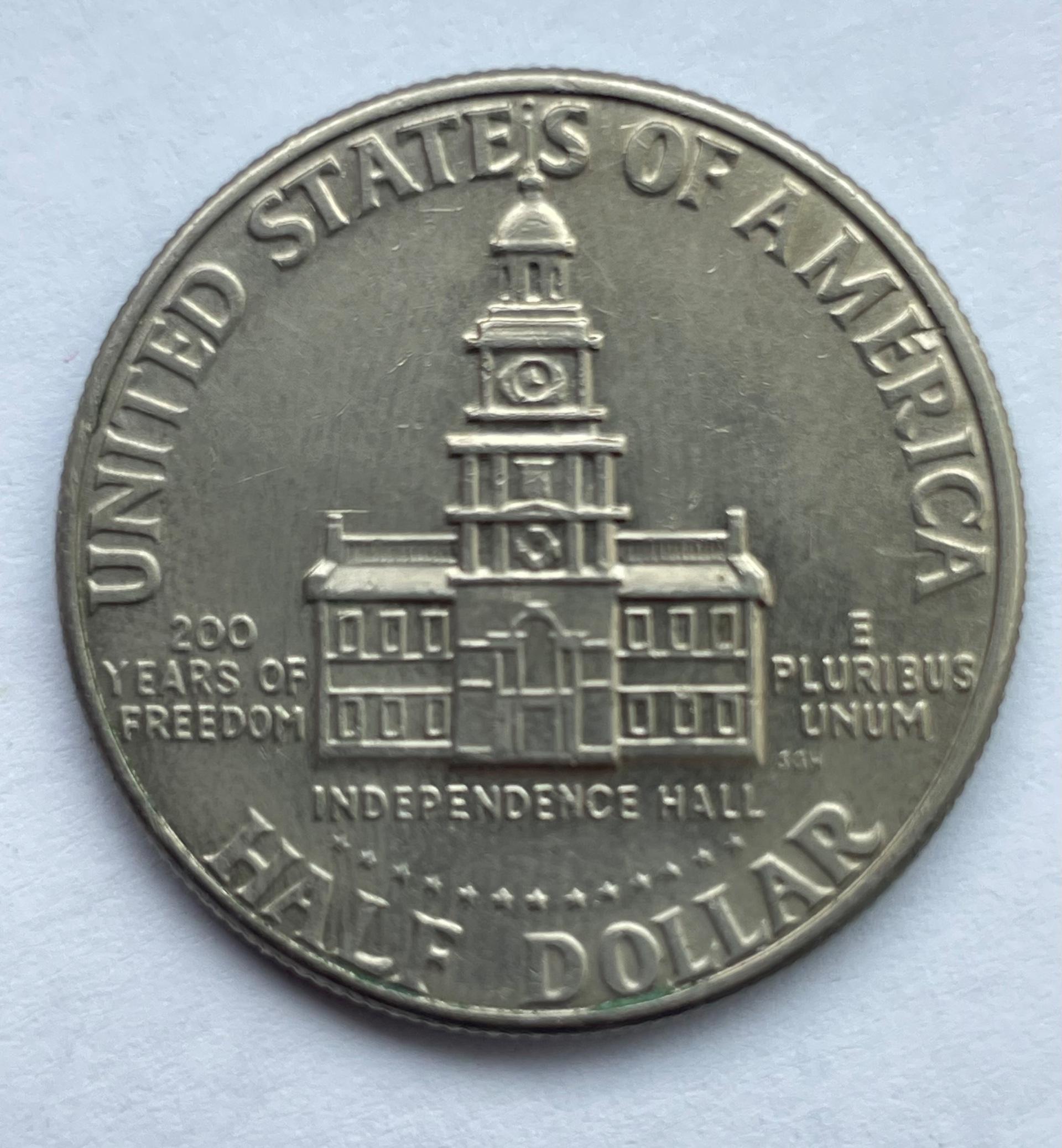 JAV 1/2 dolerio 1976