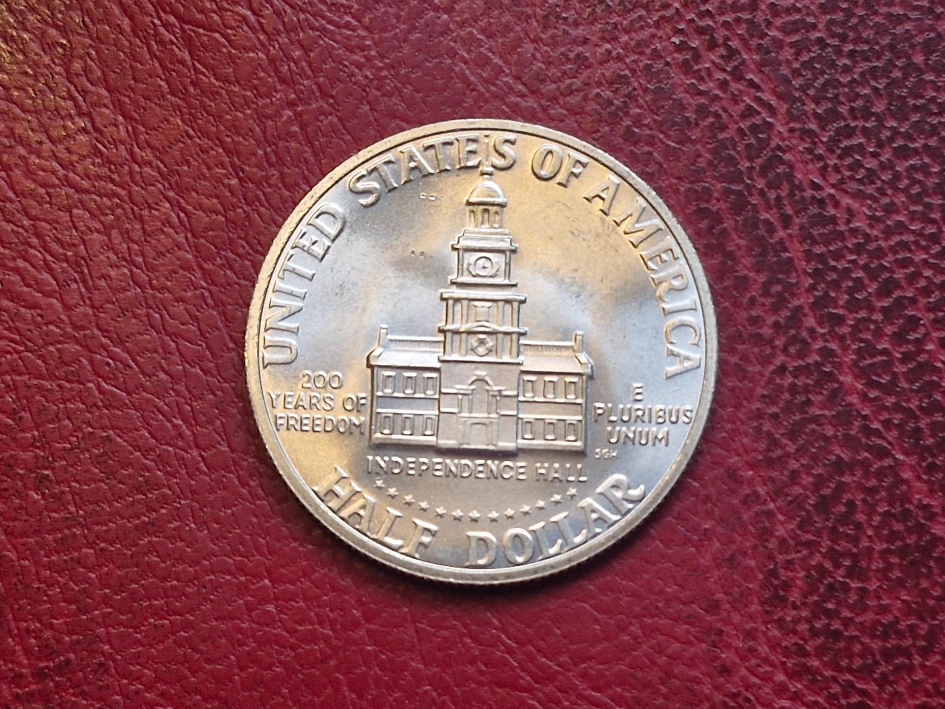 JAV ½ dolerio, 1976S KM# 205a AG 0.400