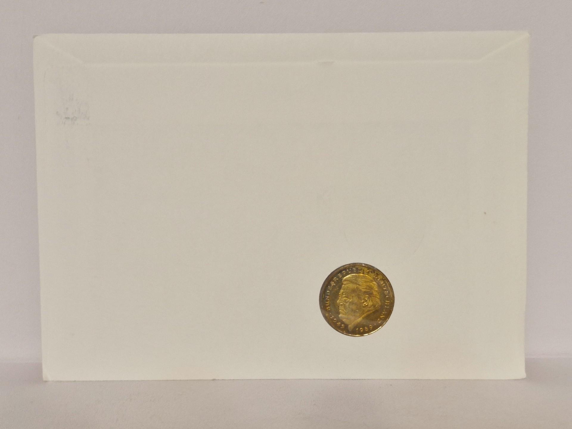 Vokietija 2 markės, 1990J KM# 175 Num voke