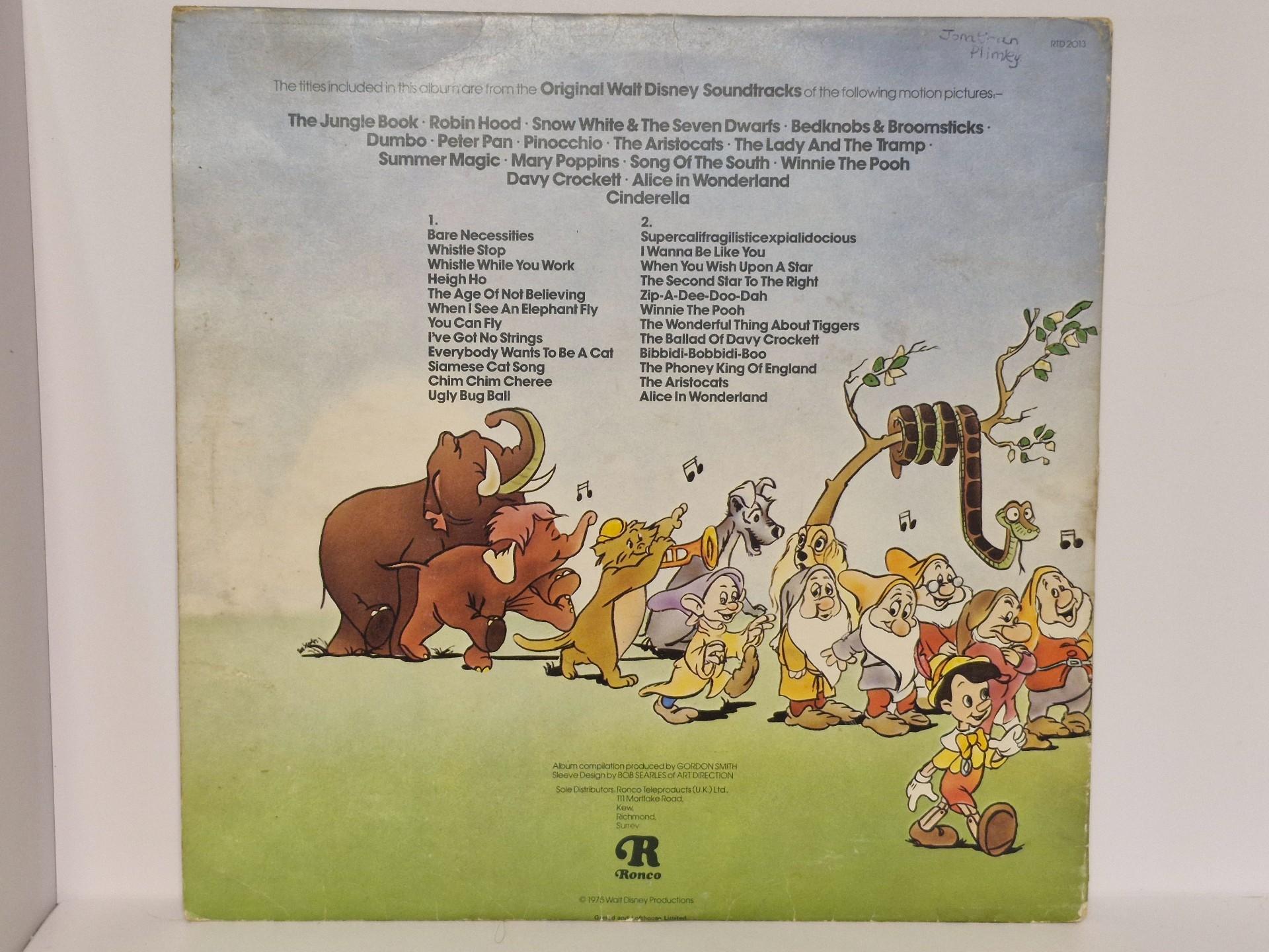 Lp Various – The Greatest Hits Of Walt Disney
