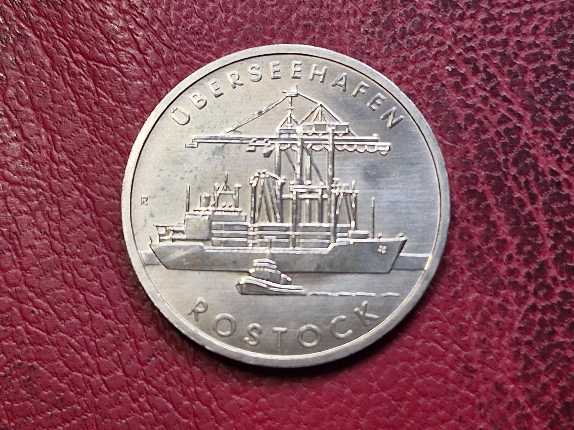 Vokietija - VDR 5 markės, 1988 KM# 121 Rostok