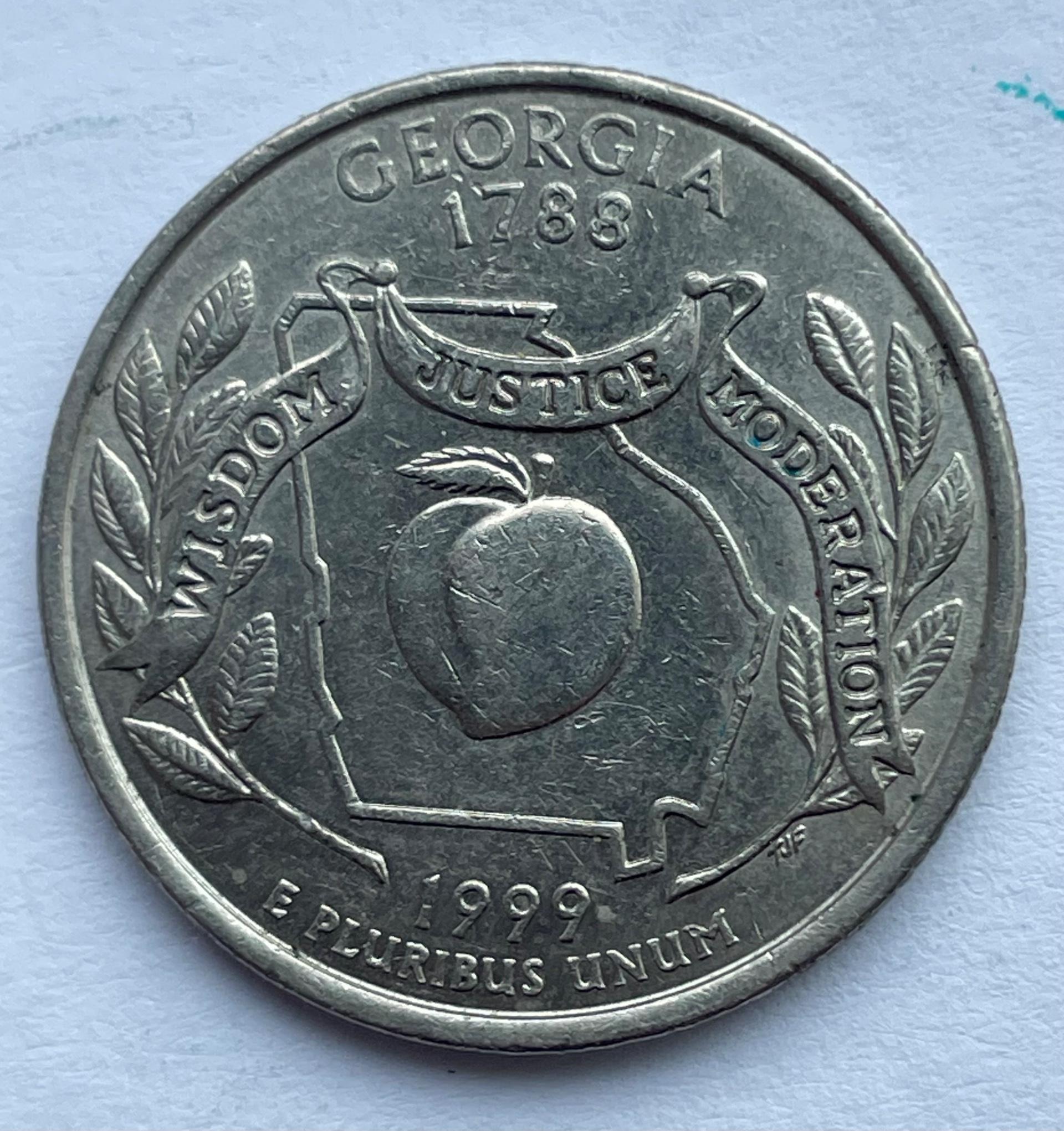 JAV 1/4 dolerio 1999