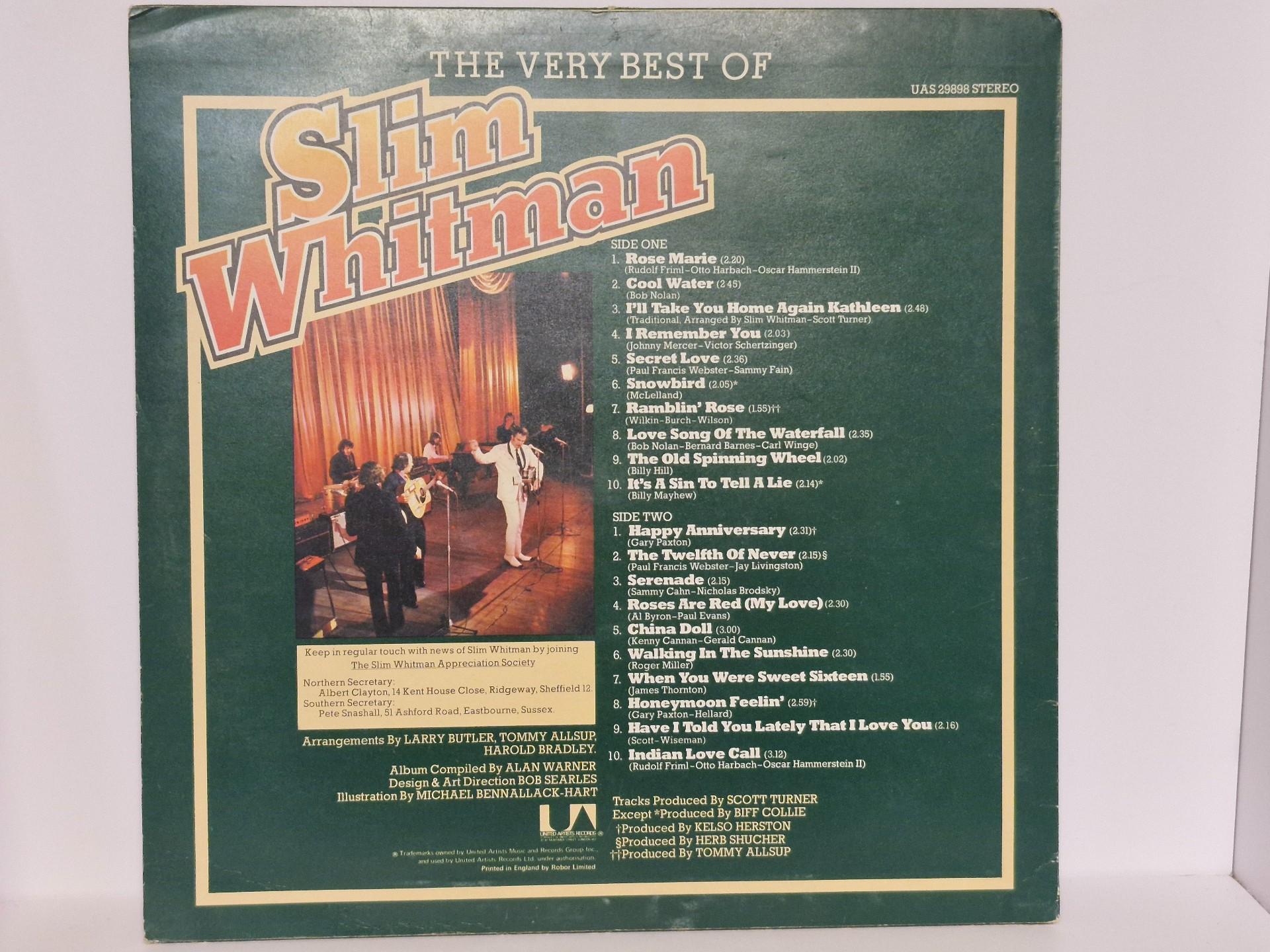 Lp plokštelė The Very Best Of Slim Whitman