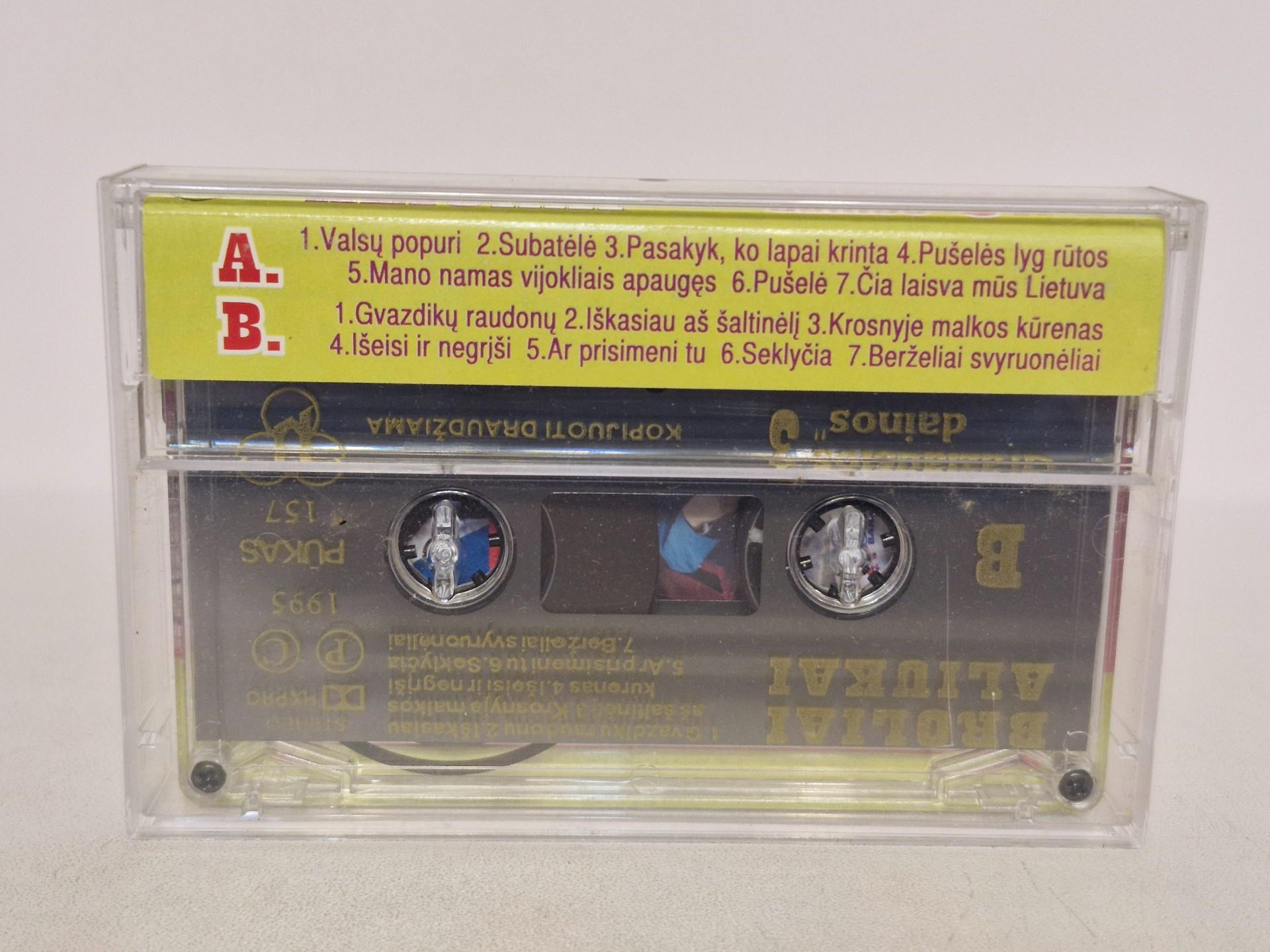 Audio kasetė Broliai Aliukai –Gražiausios Dainos 3