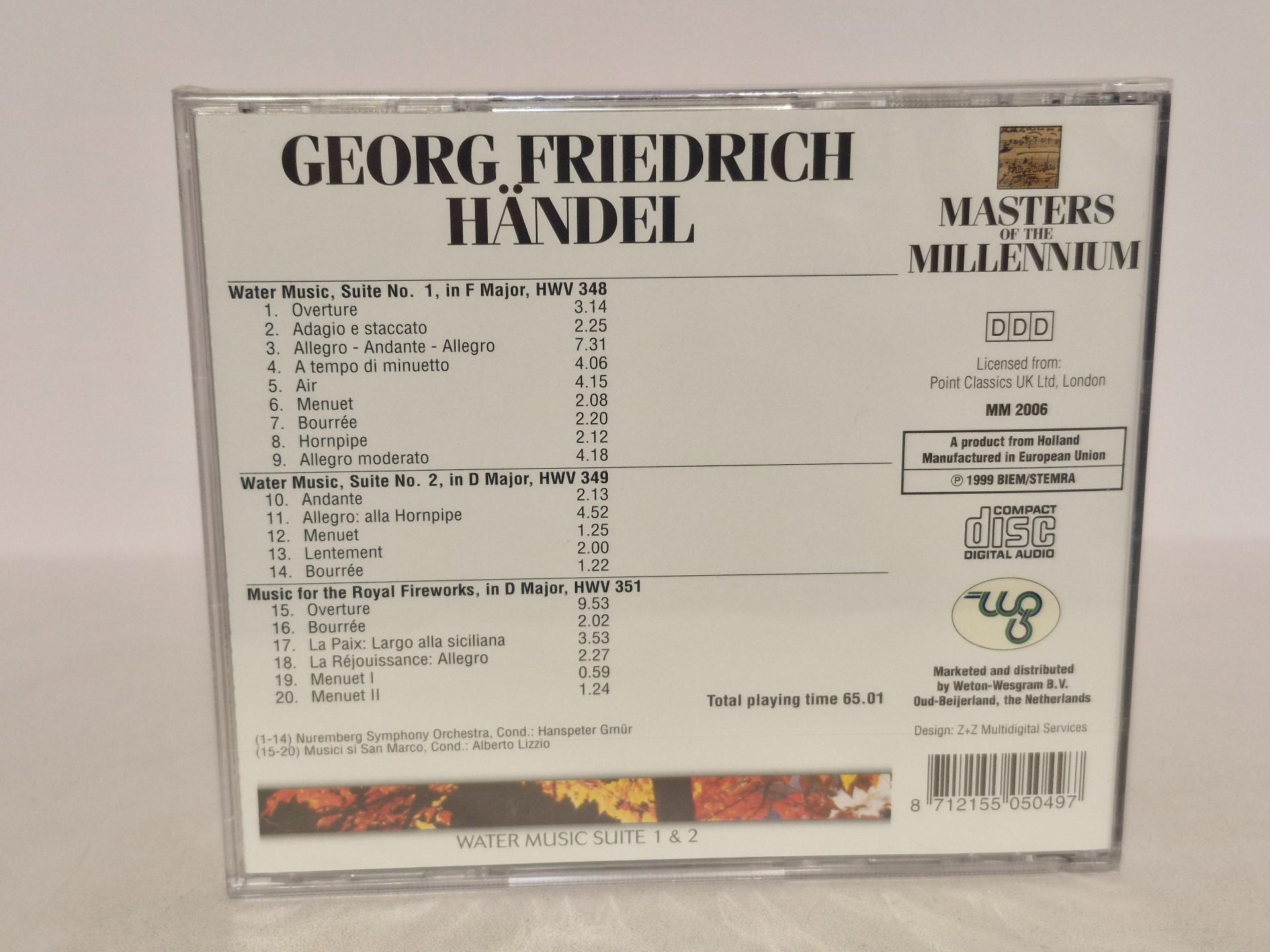 CD Georg Friedrich Händel –Water Music Suite 1&2