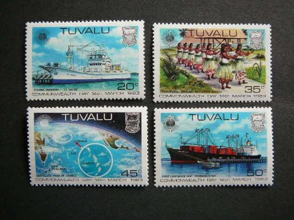 Tuvalu 1983 Laivai  svarus