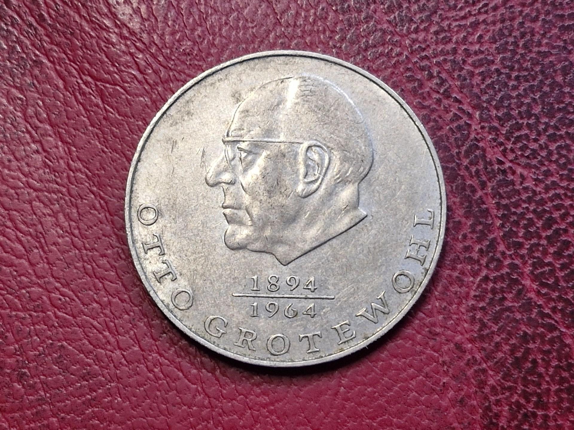 Vokietija - VDR 20 markių, 1973 KM# 47 Grotevolis