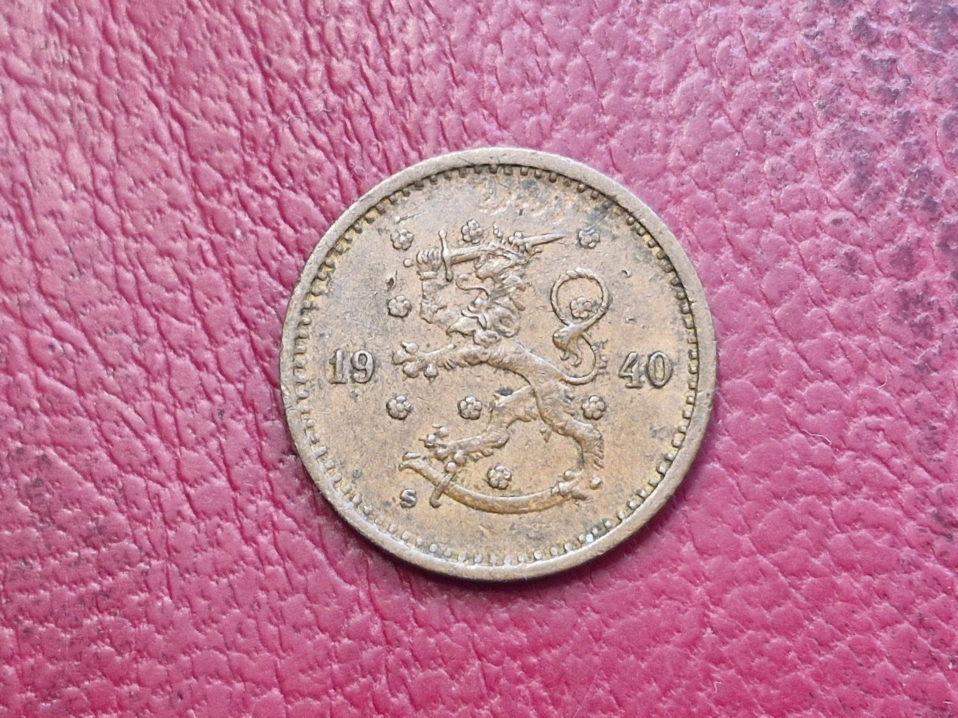 Suomija 50 pensų, 1940 KM# 26a Varis (ruda spalva)