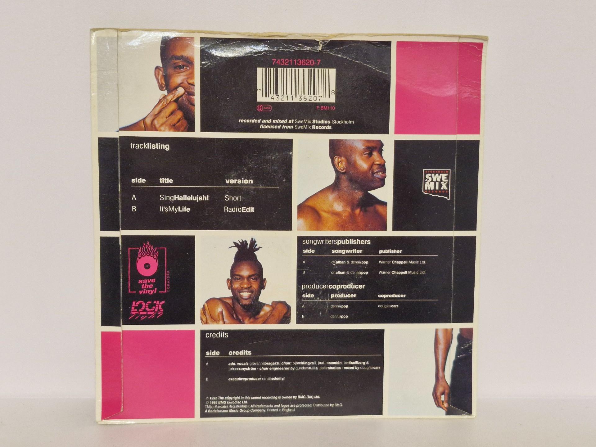 Lp Dr. Alban – Sing Hallelujah Vinyl, 7", Single