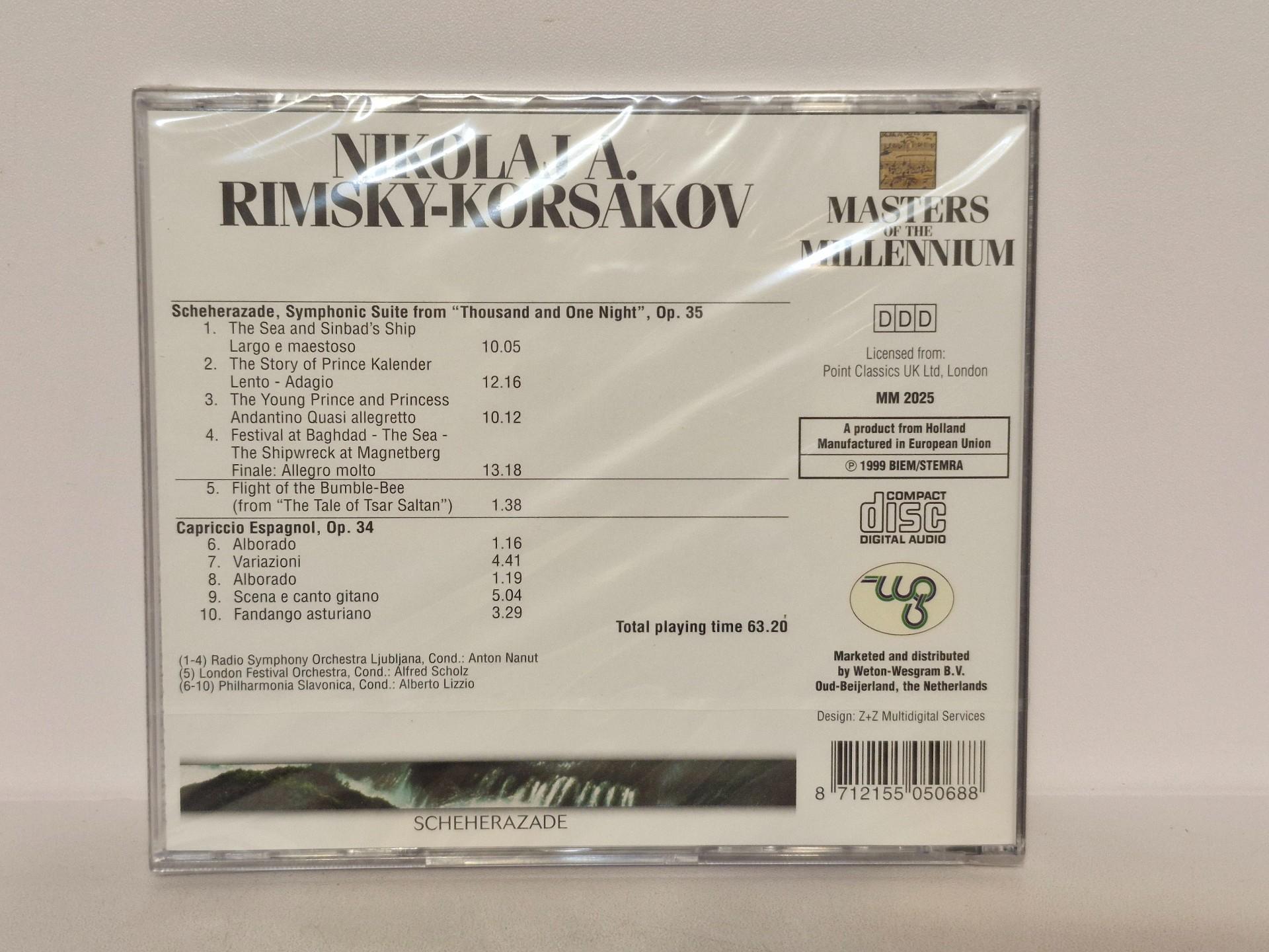 Audio CD Nikolaj A. Rimsky-korsakov – Scheherazade