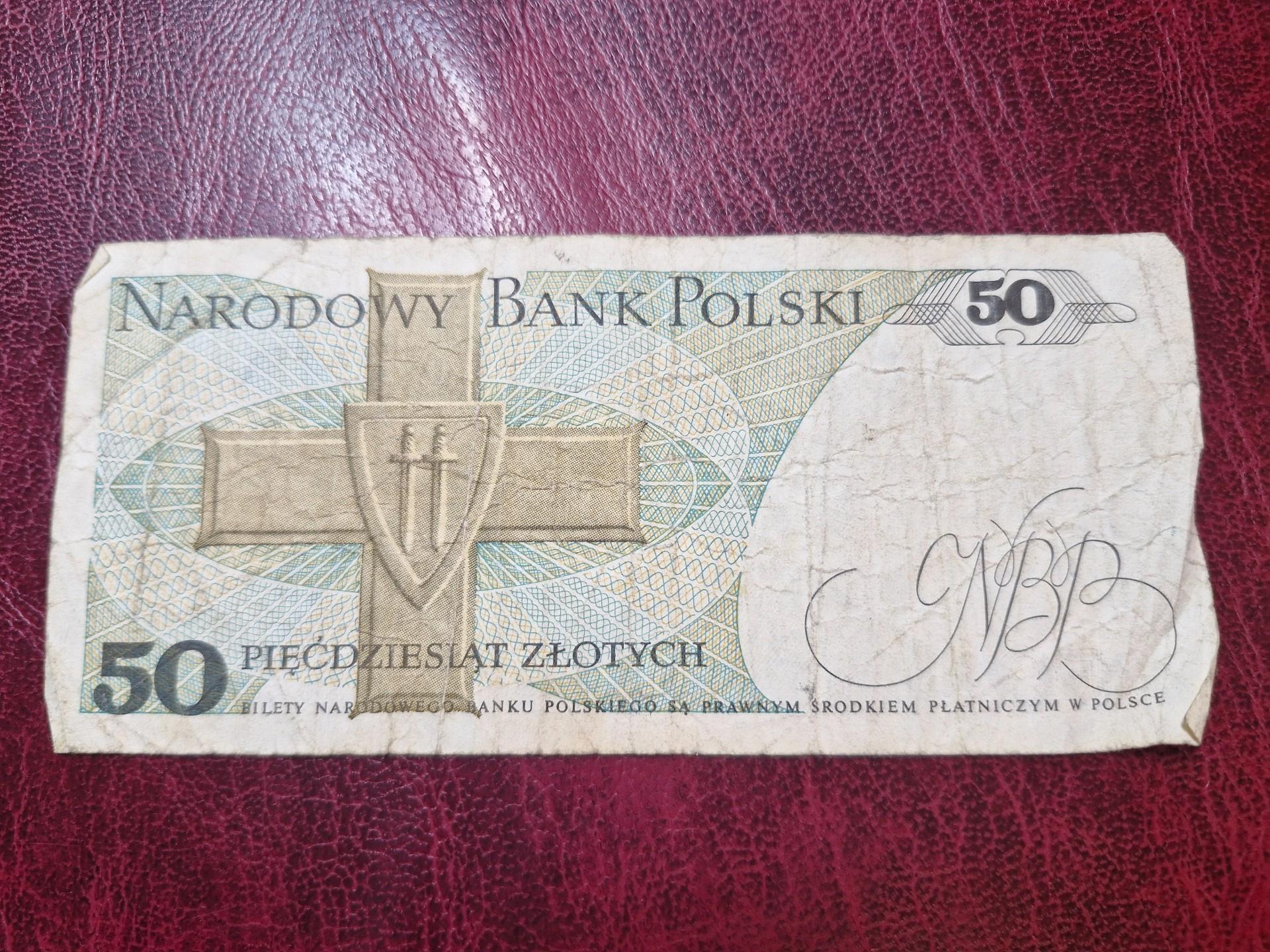 50 Zlotych 1986.06.01 Lenkija P-142c.1