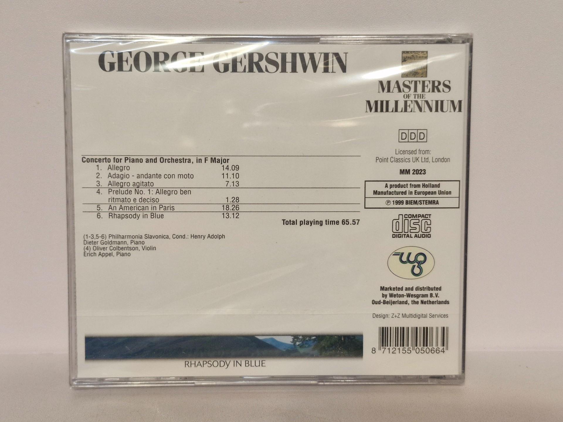Audio CD George Gershwin – Rhapsody In Blue