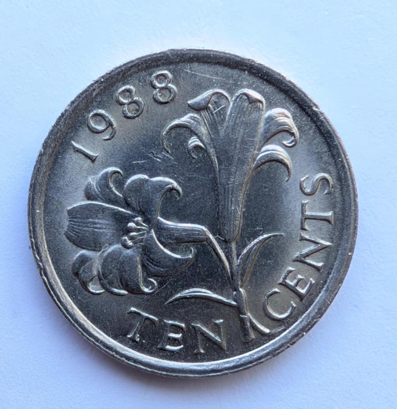 Bermudai 10 c 1988