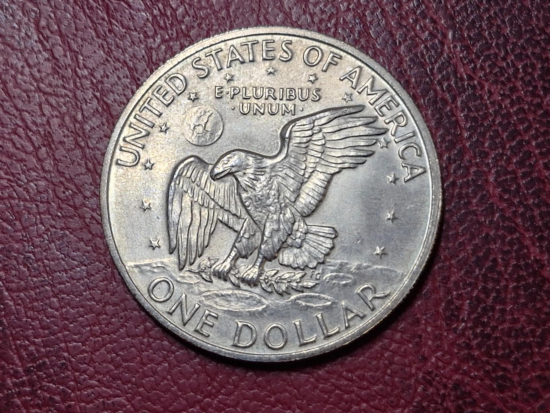 JAV 1 doleris, 1974 KM# 203a Eizenhauerio AG 0.400