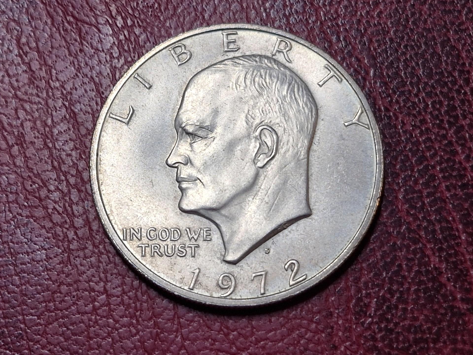 JAV 1 doleris, 1974 KM# 203a Eizenhauerio AG 0.400