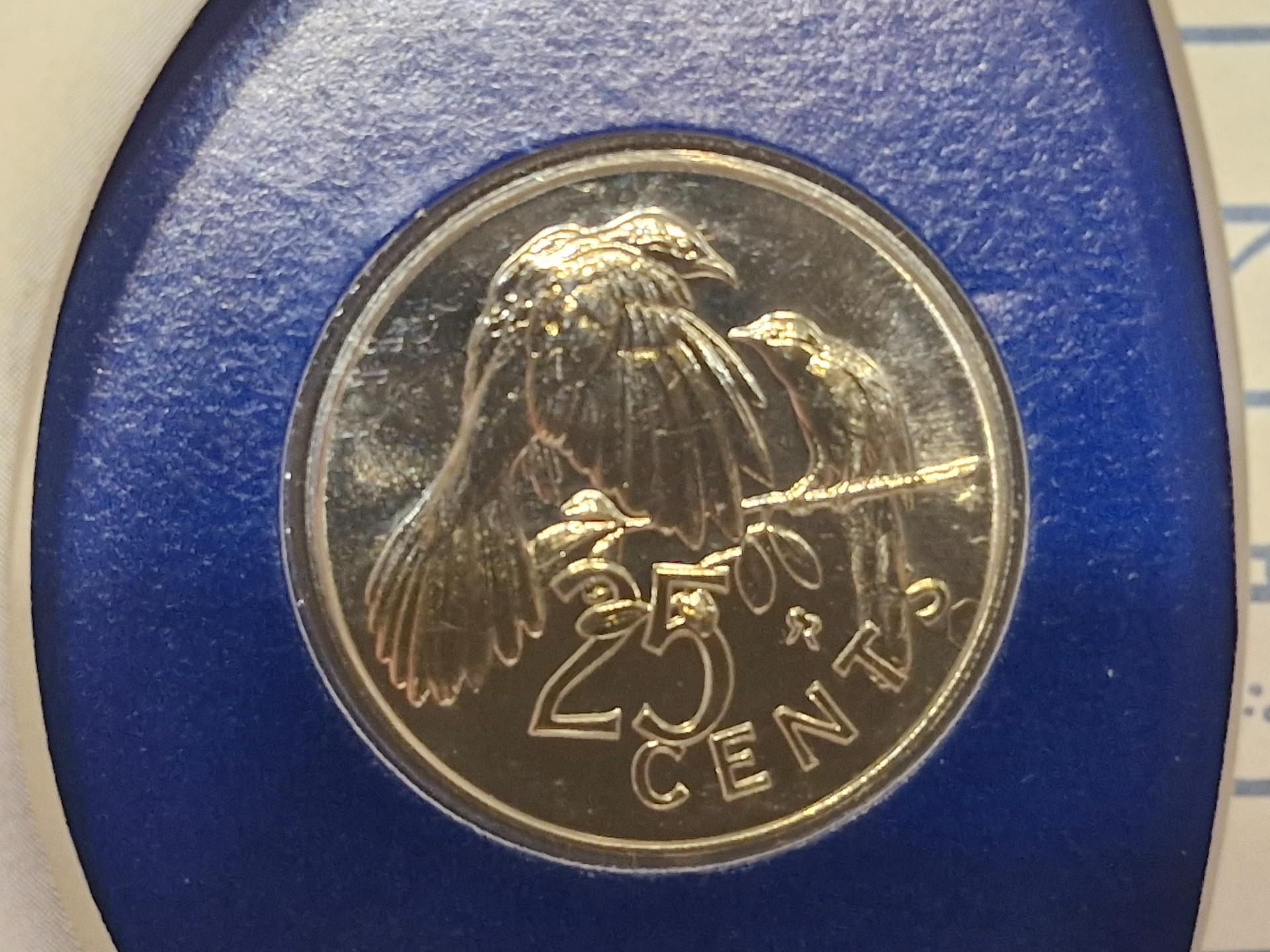 Britų Mergelės salos 25 centai, 1979 KM# 4 Num.vok